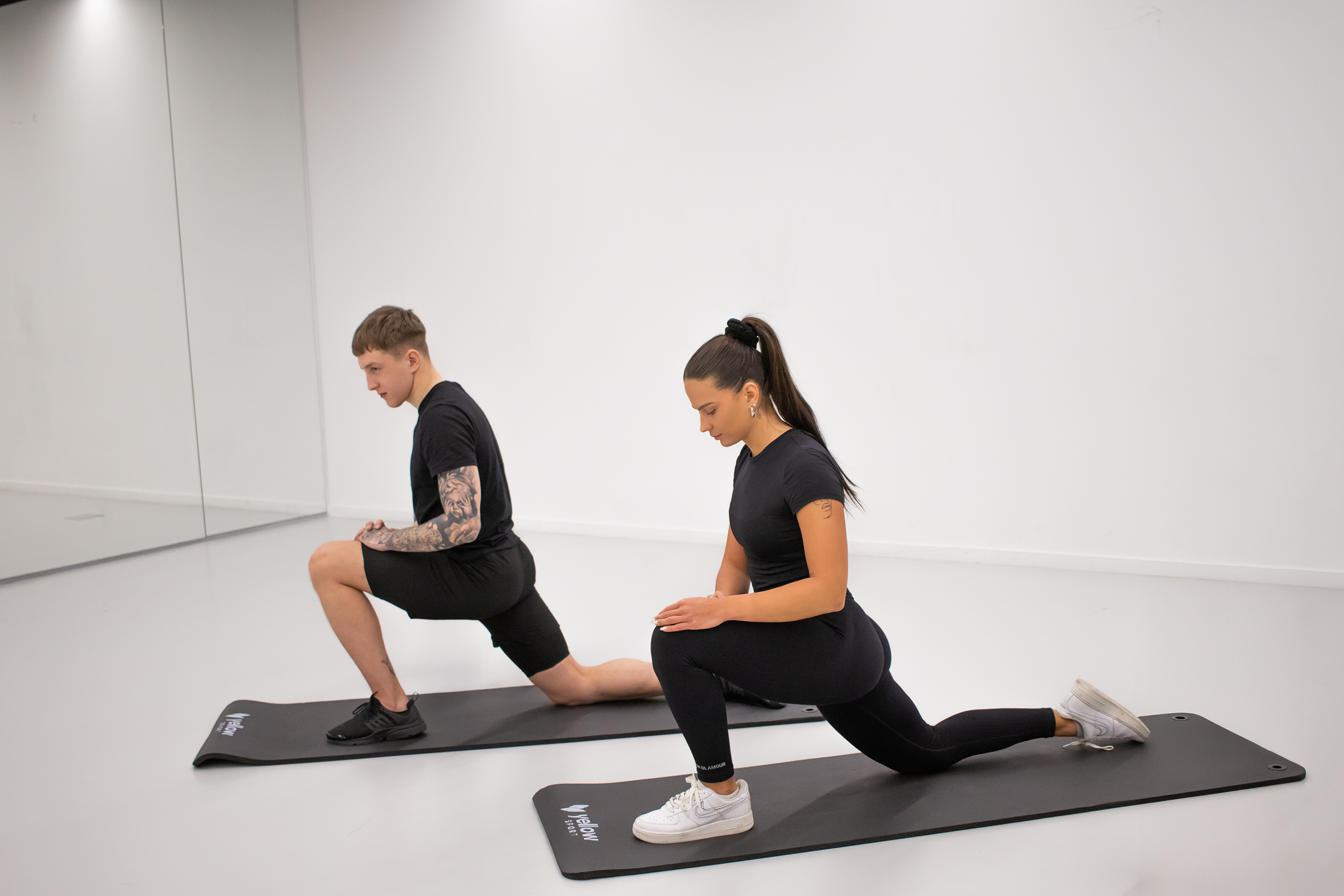 Rozruch przed bieganiem - mata do ćwiczeń 