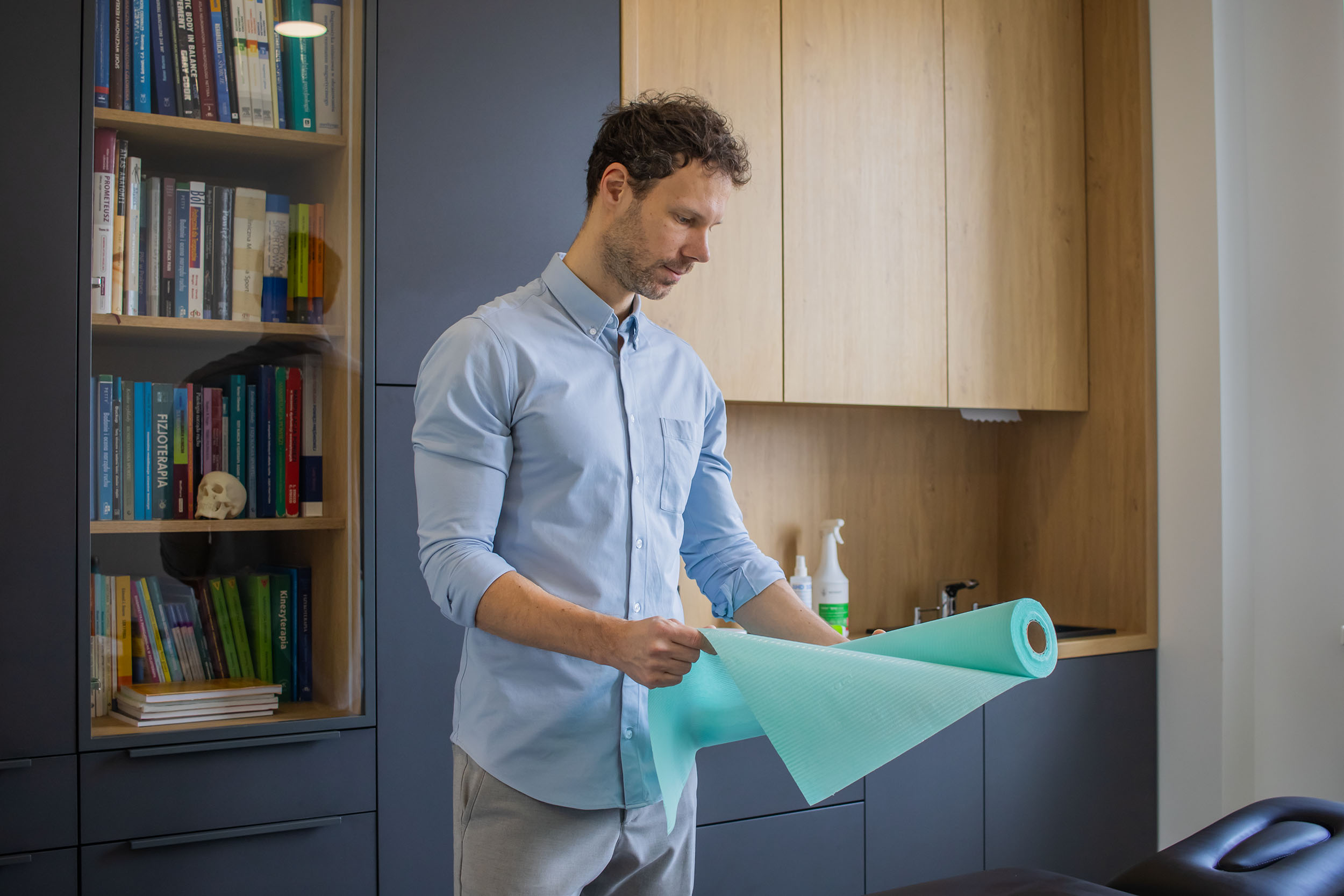 Wyposażenie gabinetu - podkłady Podkłady do gabinetu fizjoterapeutycznego