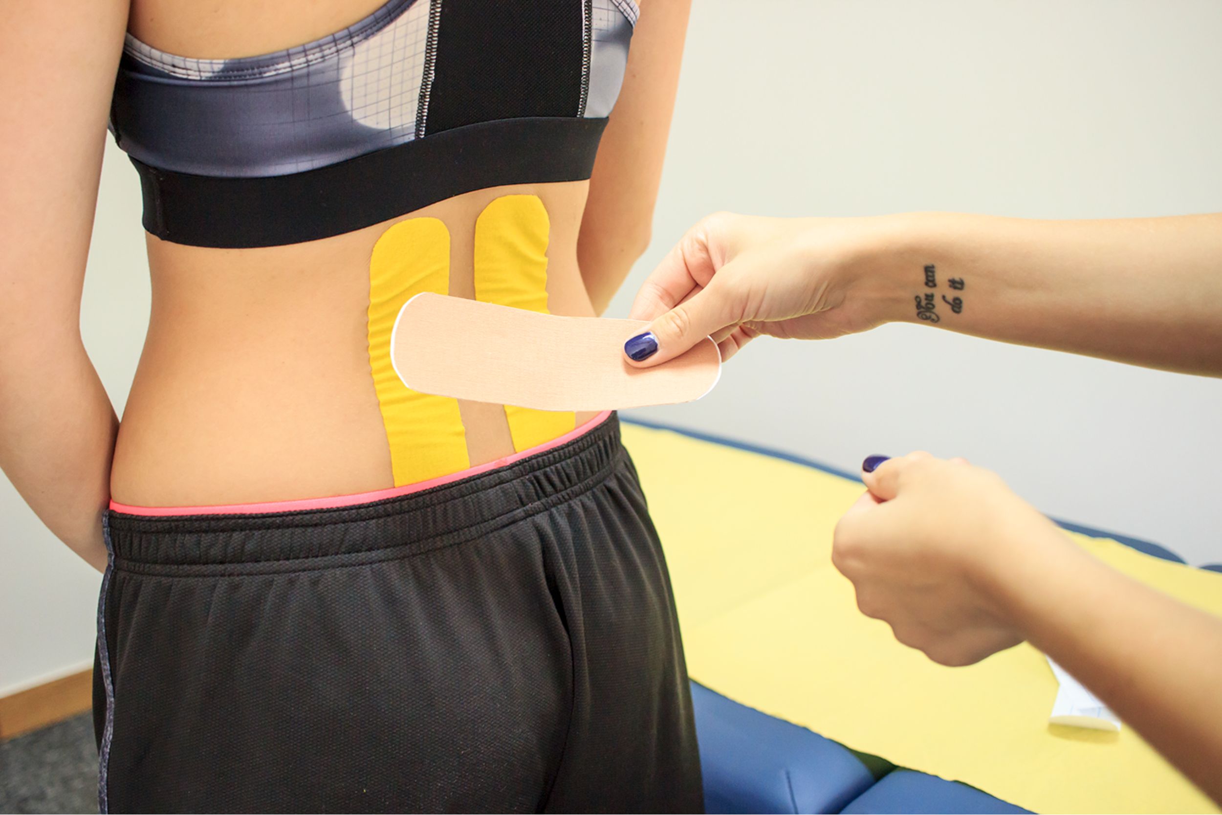 Kinesiotaping - Ból odcinka lędźwiowego kręgosłupa