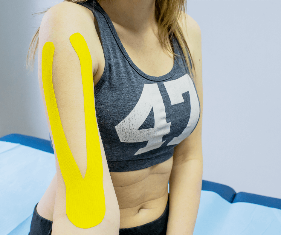 Kinesiotaping - Rozluźnienie mięśnia dwugłowego ramienia 