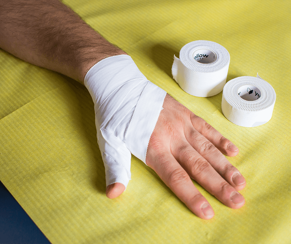 Taping sportowy - Oklejenie kciuka