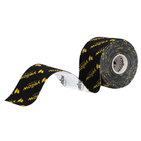 yellowTAPE - Taśma do kinesiotapingu - 5 cm x 5 m - Czarna z logo yellowSPORT