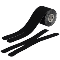 yellowSPORT yellowPRECUT TAPE - Taśma do kinesiotapingu - Gotowe plastry w kształcie X - Czarne - 20 aplikacji x 25 cm