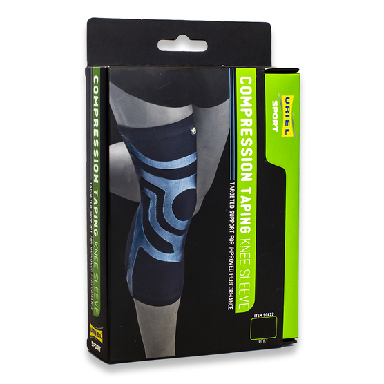 Uriel - Rękaw kompresyjny na kolano - Wsparcie mięśni i ścięgien, poprawa krążenia - Rozmiar S