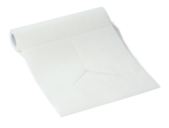 Podkład z wycięciem na twarz MPN33N-31Y MedixPro 33cm x 15,5m  perf. 31cm biały (1B+1W)