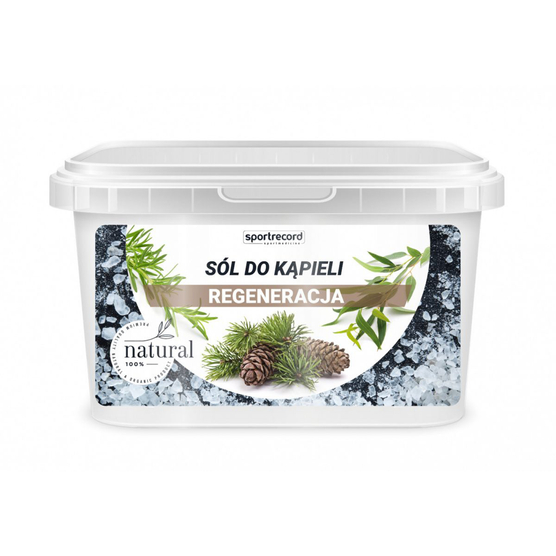 Sport Record - Sól do kąpieli REGENERACJA SPORT - Do regeneracji mięśni - 5 kg
