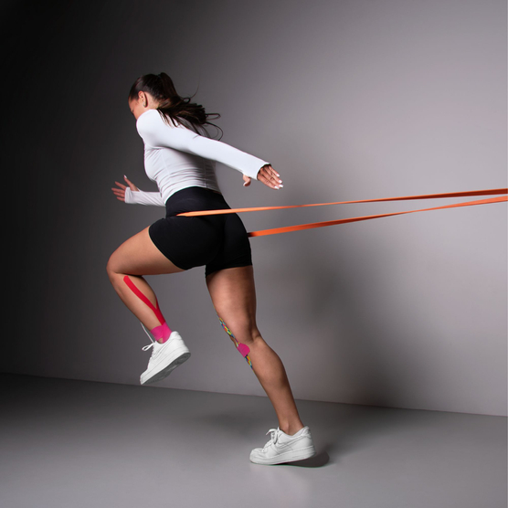 yellowPOWER Band - Guma do ćwiczeń - Pomarańczowa - 208 cm x 2,8 cm - Opór 16-29 kg