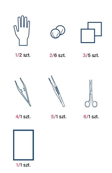 ZARYS DELTASET - Zestaw medyczny jednorazowy Deltaset 55 - komplet