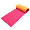 yellowMAT TPE - Mata do ćwiczeń TPE - Pomarańczowo-różowa - 183 cm x 61 cm