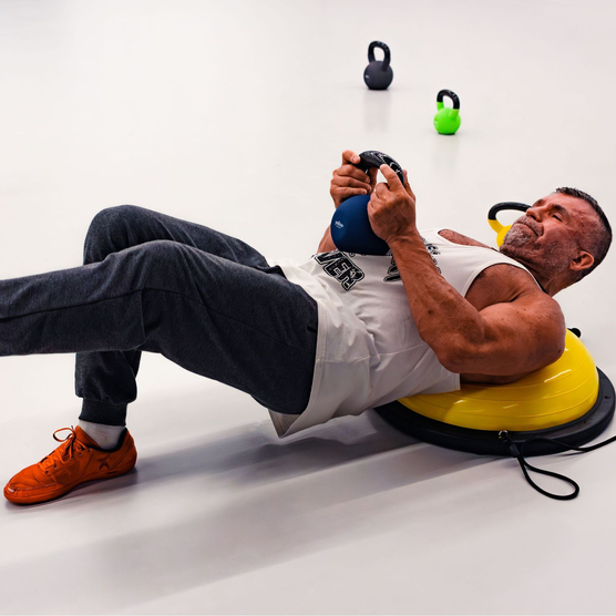 yellowKETTLEBELL - Kettlebell żeliwny - Granatowy - 12 kg