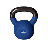 yellowSPORT yellowKETTLEBELL - Zestaw kettlebelli żeliwnych 2 x 12 kg - Granatowe - 1 para