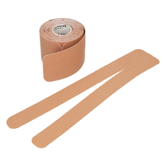 yellowSPORT yellowPRECUT TAPE - Taśma do kinesiotapingu - Gotowe plastry w kształcie Y - Beżowe - 20 aplikacji x 25 cm