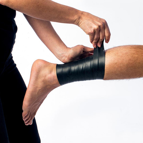 FASCIQ® Floss Band - Guma kompresyjna wąska - 208 x 2,5 x 0,15 cm - Czarna