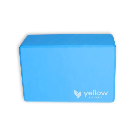 yellowBLOCK Yoga EVA - Kostka do jogi z pianki EVA - Niebieska