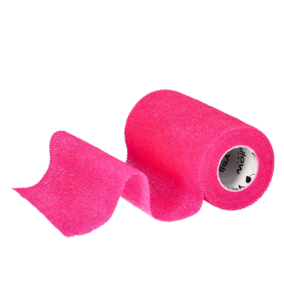 yellowBAND - Bandaż kohezyjny - 10 cm x 4,5 m - Intensywnie różowy
