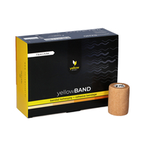 yellowBAND - Bandaż kohezyjny - 7,5 cm x 4,5 m - Beżowy - Opakowanie 12 szt.