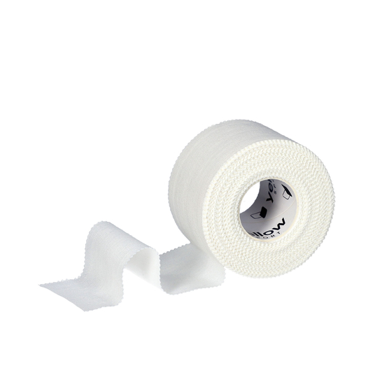 yellowSPORT yellowSPORTS TAPE - Taśma sztywna do tapingu - 3,8 cm x 9,1 m - Biała - Opakowanie 6 szt.