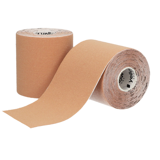 yellowTAPE - Taśma do kinesiotapingu - 7,5 cm x 5 m - Beżowa