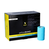yellowBAND - Bandaż kohezyjny - 10 cm x 4,5 m - Jasnoniebieski - Opakowanie 12 szt.
