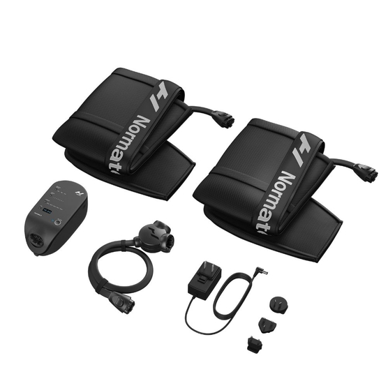 Hyperice Normatec 3 - Masażer nóg z kompresją powietrzną, wspomagający regenerację i krążenie - Długie nogawki - 1 para