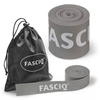 FASCIQ® Floss Band - Guma kompresyjna wąska - 208 x 2,5 x 0,1 cm - Szara