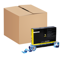 Bandaż kohezyjny yellowBAND - 5cm x 4,5m, niebieski moro, zestaw 288 szt.