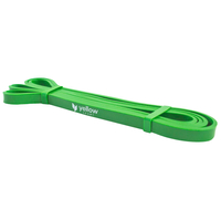 yellowPOWER Band - Guma do ćwiczeń - Zielona - 208 cm x 1,3 cm - Opór 6-11 kg