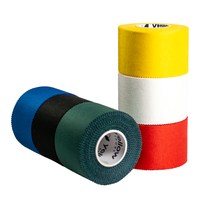 yellowSPORTS TAPE ZINK - Taśma sztywna do tapingu - Z tlenkiem cynku - 3,8 cm x 9,1 m - Mix kolorów (biały, zielony, niebieski, czarny, czerwony, żółty) -  Opakowanie  6 szt.