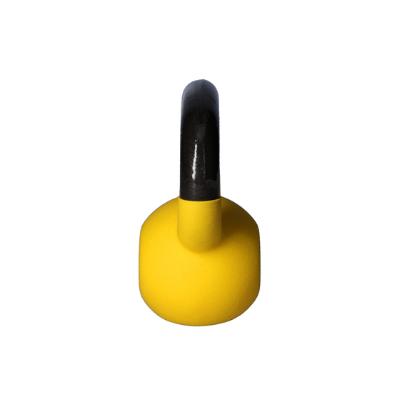 yellowSPORT yellowKETTLEBELL - Zestaw kettlebelli żeliwnych 2 x 4 kg - Żółte - 1 para