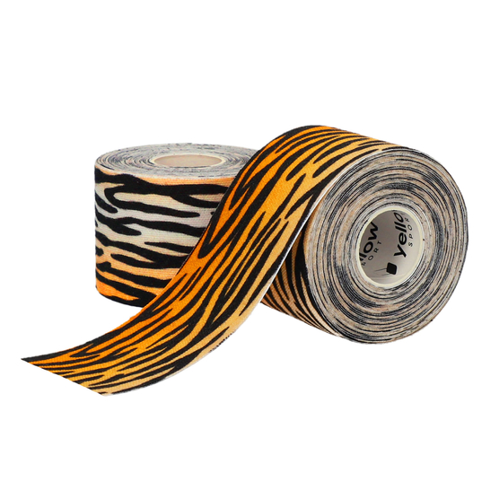yellowTAPE - Taśma do kinesiotapingu - 5 cm x 5 m - Tygrysi