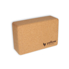 yellowBLOCK Yoga Cork - Kostka do jogi z naturalnego korka - Brązowa