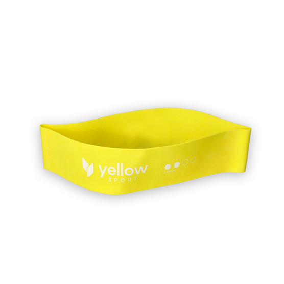 yellowLOOP Band - Taśma oporowa w pętli - Żółta - Opór 5-10 kg