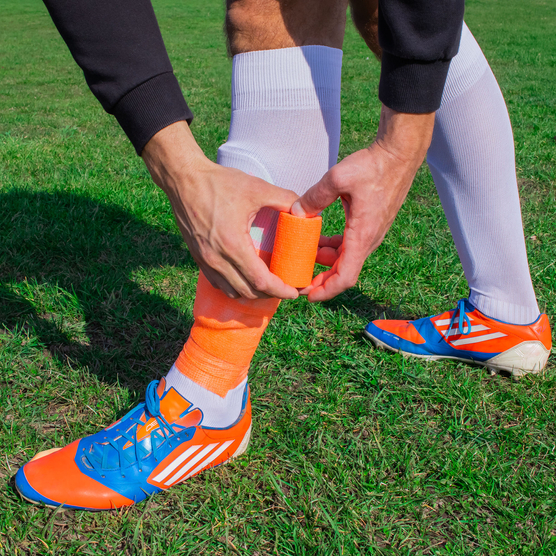 yellowBAND - Bandaż kohezyjny - 5 cm x 4,5 m - Intensywnie pomarańczowy - Opakowanie zbiorcze (Zestaw 288 szt.)