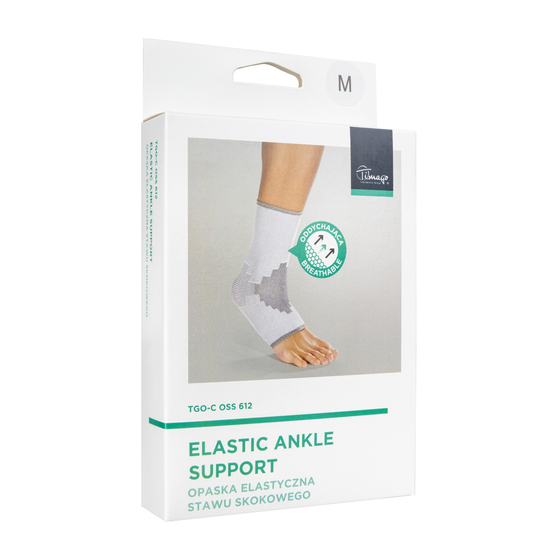 Timago - Opaska elastyczna stawu skokowego - Biała