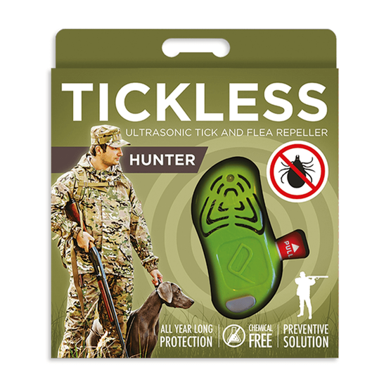 TICKLESS® Hunter - Ultradźwiękowa ochrona przed kleszczami dla dorosłych - Zielony