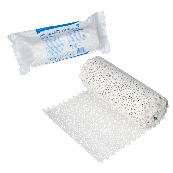 ZARYS orthoBAND NORMAL - Opaska gipsowa ortopedyczna 15 cm x 3 m - czas wiązania 5-6 min