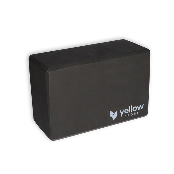 yellowBLOCK Yoga EVA - Kostka do jogi z pianki EVA - Czarna