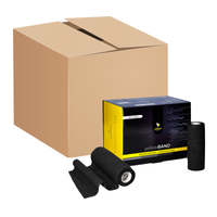 yellowSPORT yellowBAND - Bandaż kohezyjny - 15 cm x 4,5 m - Czarny - Opakowanie zbiorcze (Zestaw 96 szt.)