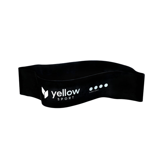 yellowLOOP Band - Taśma oporowa w pętli - Czarna - Opór 15-20 kg