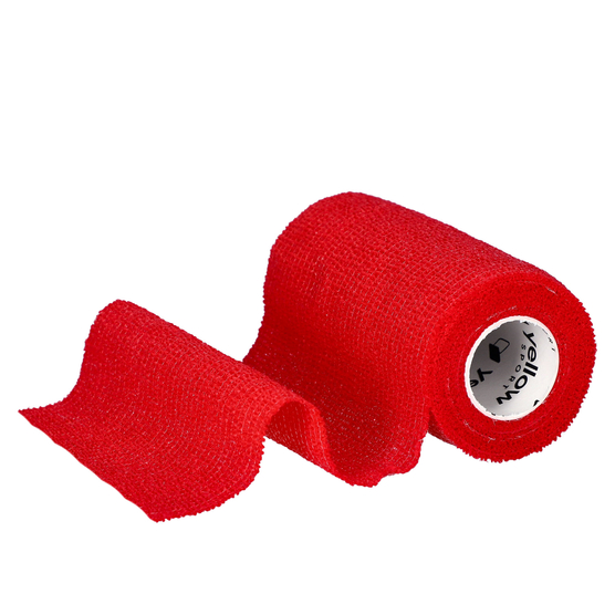 yellowBAND - Bandaż kohezyjny - 10 cm x 4,5 m - Czerwony
