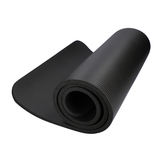 yellowMAT - Mata do ćwiczeń NBR - Czarna - 183 cm x 61 cm x 1,5 cm