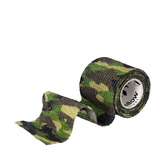 yellowBAND - Bandaż kohezyjny - 5 cm x 4,5 m - Zielony moro