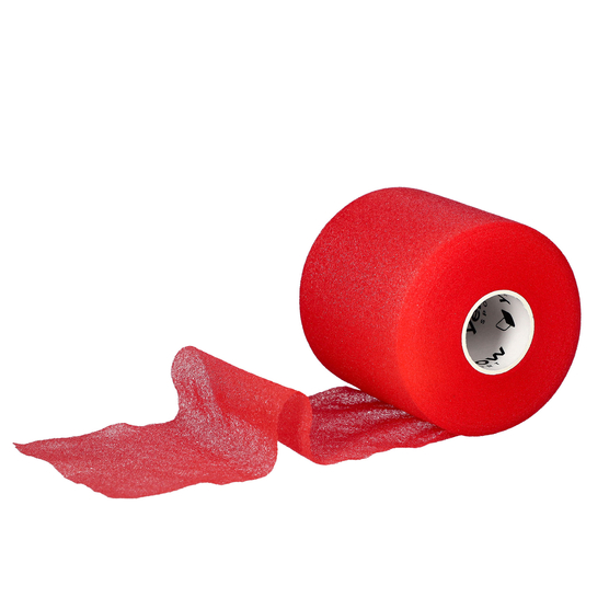 yellowWRAP - Podkład pod taping sportowy - 7 cm x 27 m - Czerwony