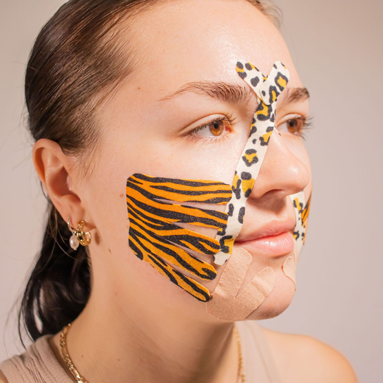 yellowTAPE - Taśma do kinesiotapingu - 5 cm x 5 m - Tygrysi