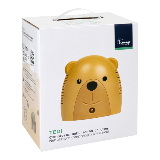 Timago TEDI - Inhalator / nebulizator kompresyjny dla dzieci