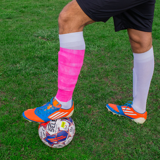 yellowBAND - Bandaż kohezyjny - 5 cm x 4,5 m - Intensywnie różowy