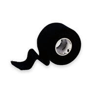 yellowSPORT yellowSPORTS TAPE - Taśma sztywna do tapingu - 3,8 cm x 9,1 m - Czarna - Opakowanie 6 szt.