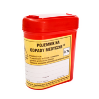 Plaspol - Pojemnik na odpady medyczne - 0,7 l