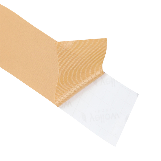 yellowENERGETIC TAPE - Taśma biomechaniczna do kinesiotapingu - Nylonowa - 5 cm x 5 m - Beżowa
