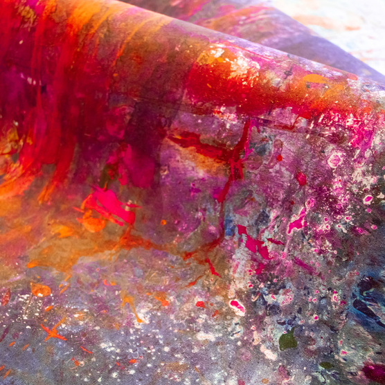 yellowMAT Yoga Microfibre - Mata do jogi z mikrofibry i kauczuku - Wielokolorowa  - 185 cm x 68 cm